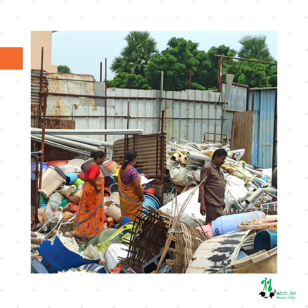 Meet Suvartha, the Cooperative Society President in Cooperative Material Recovery Facility  (CMRF), Rajahmundry!  Despite initial challenges with dry waste collection centers, we're supporting waste pickers to establish scrap shops, and a centralized Material Recovery Facility.