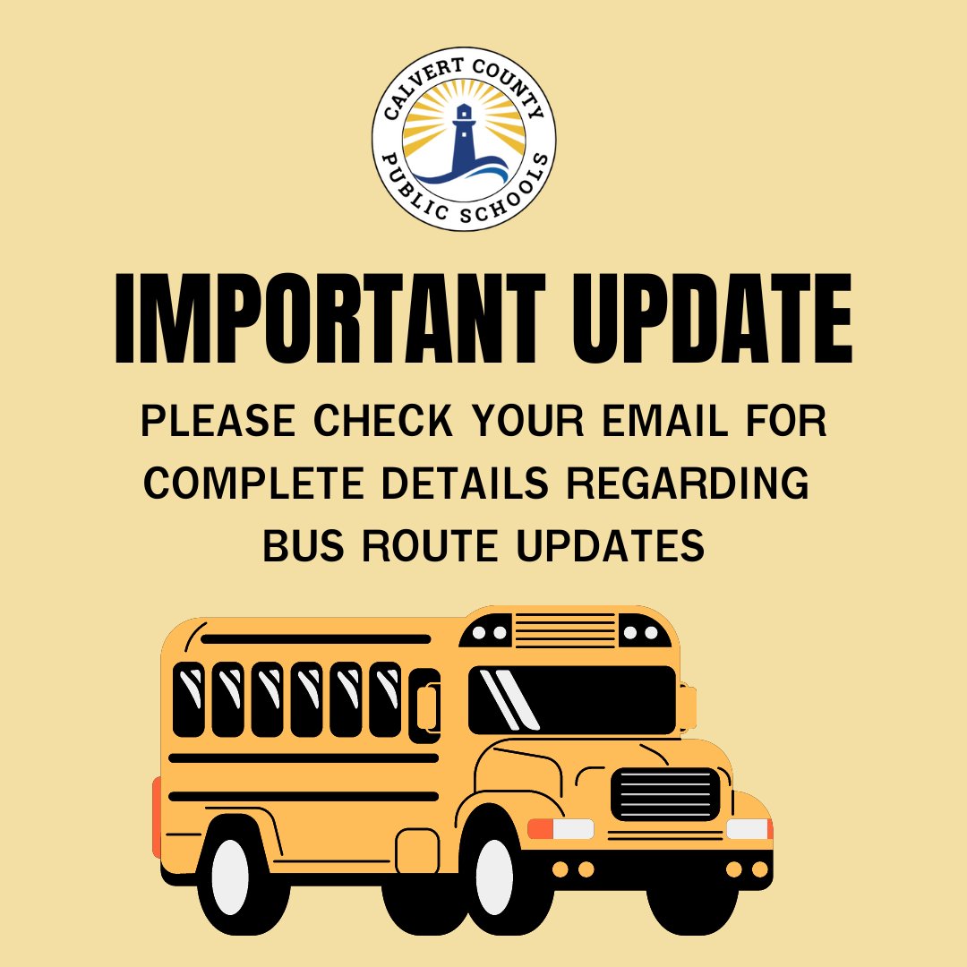 IMPORTANT UPDATE - Transportation has made several changes to bus routing. Please check your email for the latest information. Thank you for your support! We look forward to seeing our awesome students next week!
