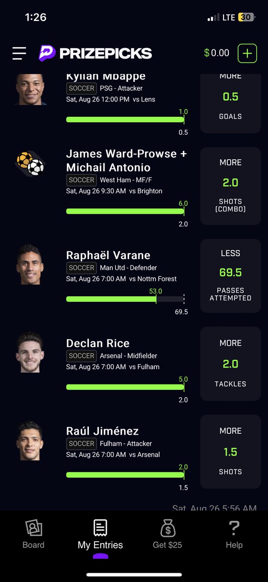 Prize Picks FTW 💰