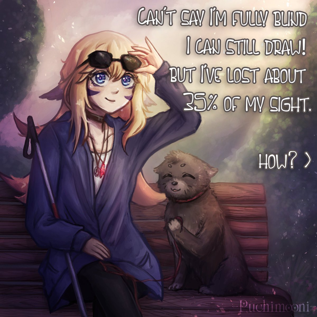 Puchimooni's tweet photo. ✨Health Info + Emergency Commissions ✨

Due to a stroke, I lost sight in about 35% - I'm opening emergency commissions to help me get back on track. Find out more about what happened in the thread below!

#commissionsopen #commissions #kofi #AnimeArt #mangaart #artist #art https://t.co/fRApVSFrIC