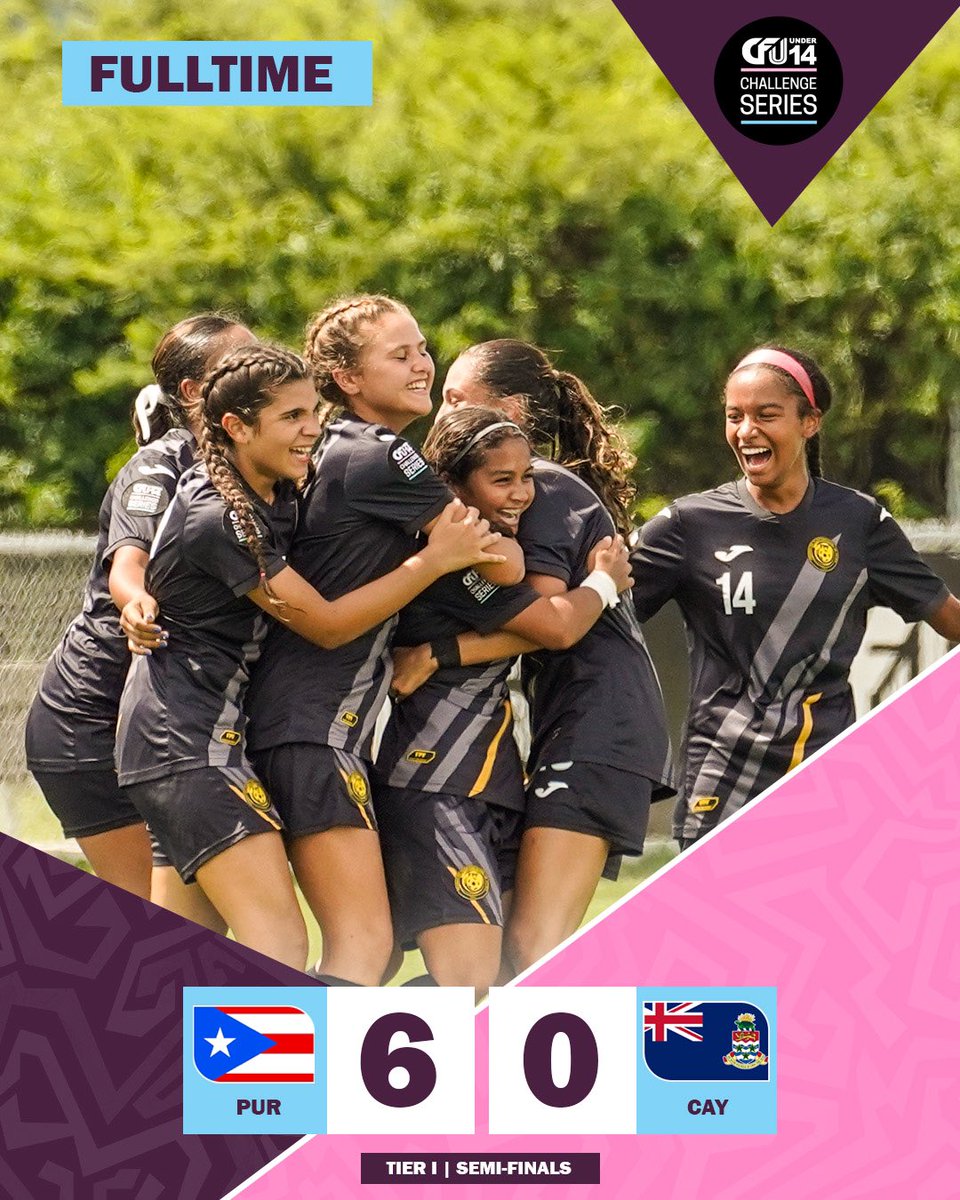 CFUOfficial's tweet photo. FULL-TIME:
PUR 6:0 CAY
#cfufootball #caribbeanfootball #thefuturestartsnow #girlsplayfootball https://t.co/m1IpD7OPq2