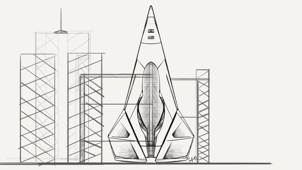 tanujk500's tweet photo. 🚀🌌 Fueling the imagination with this futuristic rocket sketch! Ready to journey to the stars? 🌠✨ 3stage? #RocketDreams #SpaceArt #spacex #spaceship #rocket #space #design #nasa #isro #SketchingTheCosmos #sketch  #spacecraft #Concert #Launchpad 🎨🚀💫 https://t.co/DAvAbBE0zh