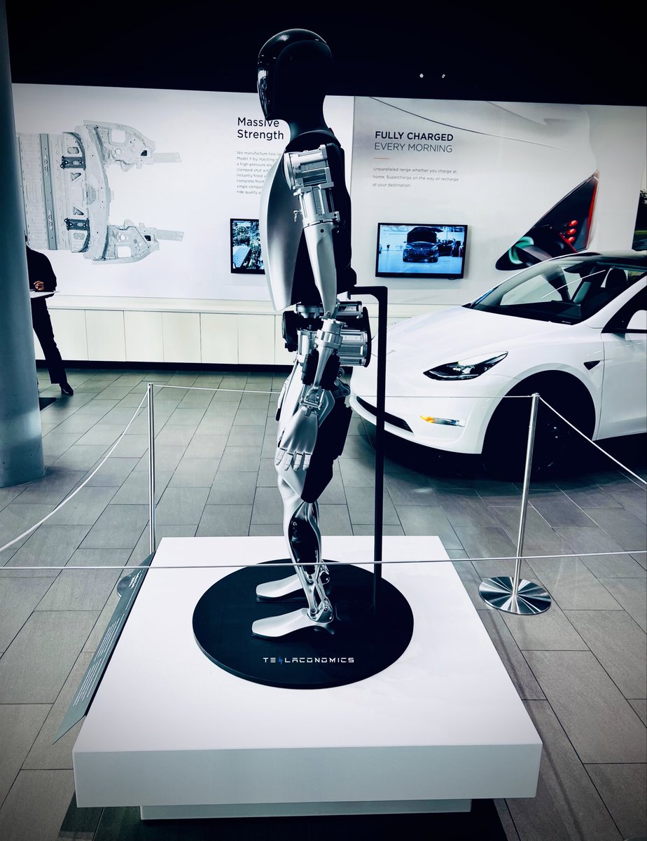 Teslaconomics's tweet image. I tell my kids be nice to these things, bc one day they will have a mind of its own.