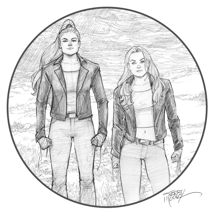 M00NLIGHTSTUDI0's tweet photo. This is what is known as a Parker Girl T.K.O.
Tambi and her sister Katchoo in an O.
lol
Art by @TerryMooreArt
Edits by me of his work.
#StrangersInParadise #SiP #Katchoo #Tambi #ParkerGirls #AbstractStudioComics #sketch #ComicArt https://t.co/d06gZmYoSh