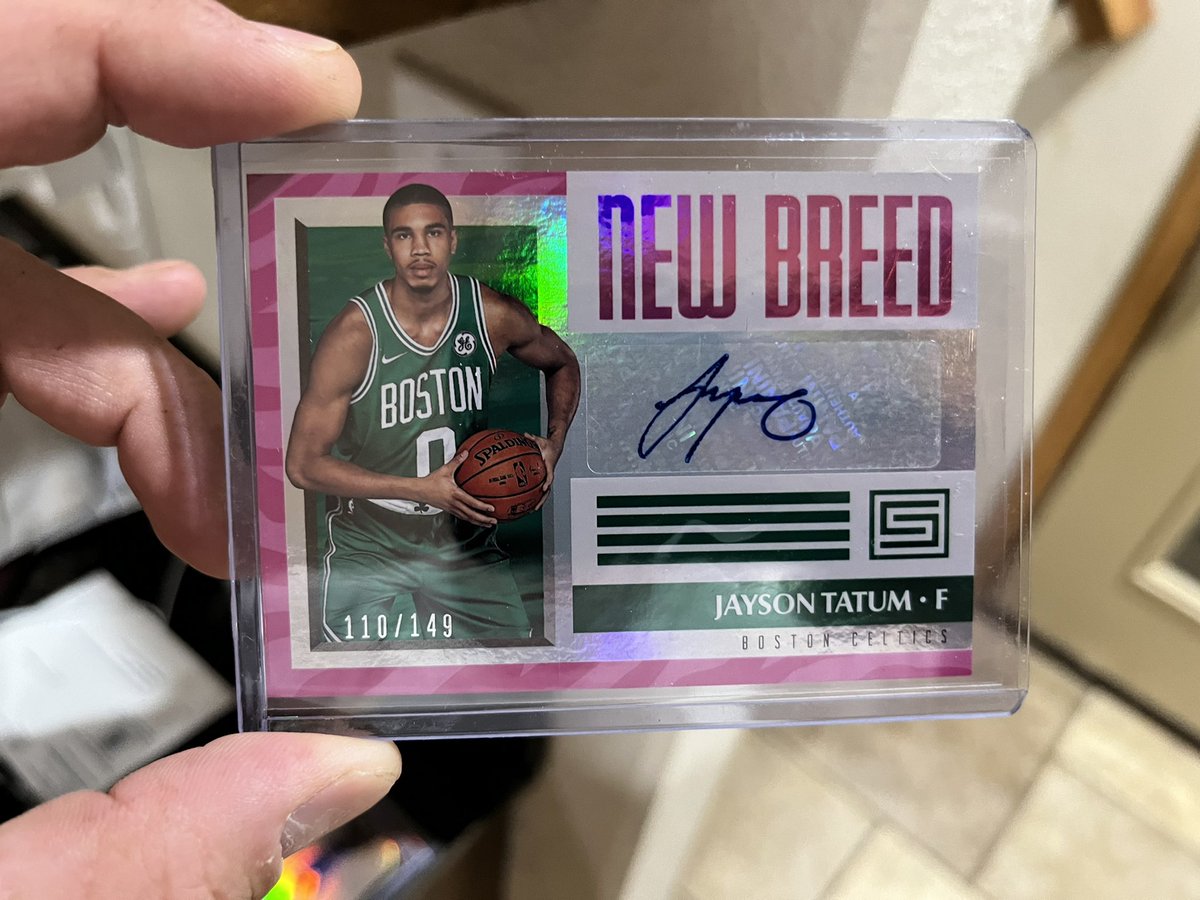 Finally added a Tatum rookie auto, very pumped!