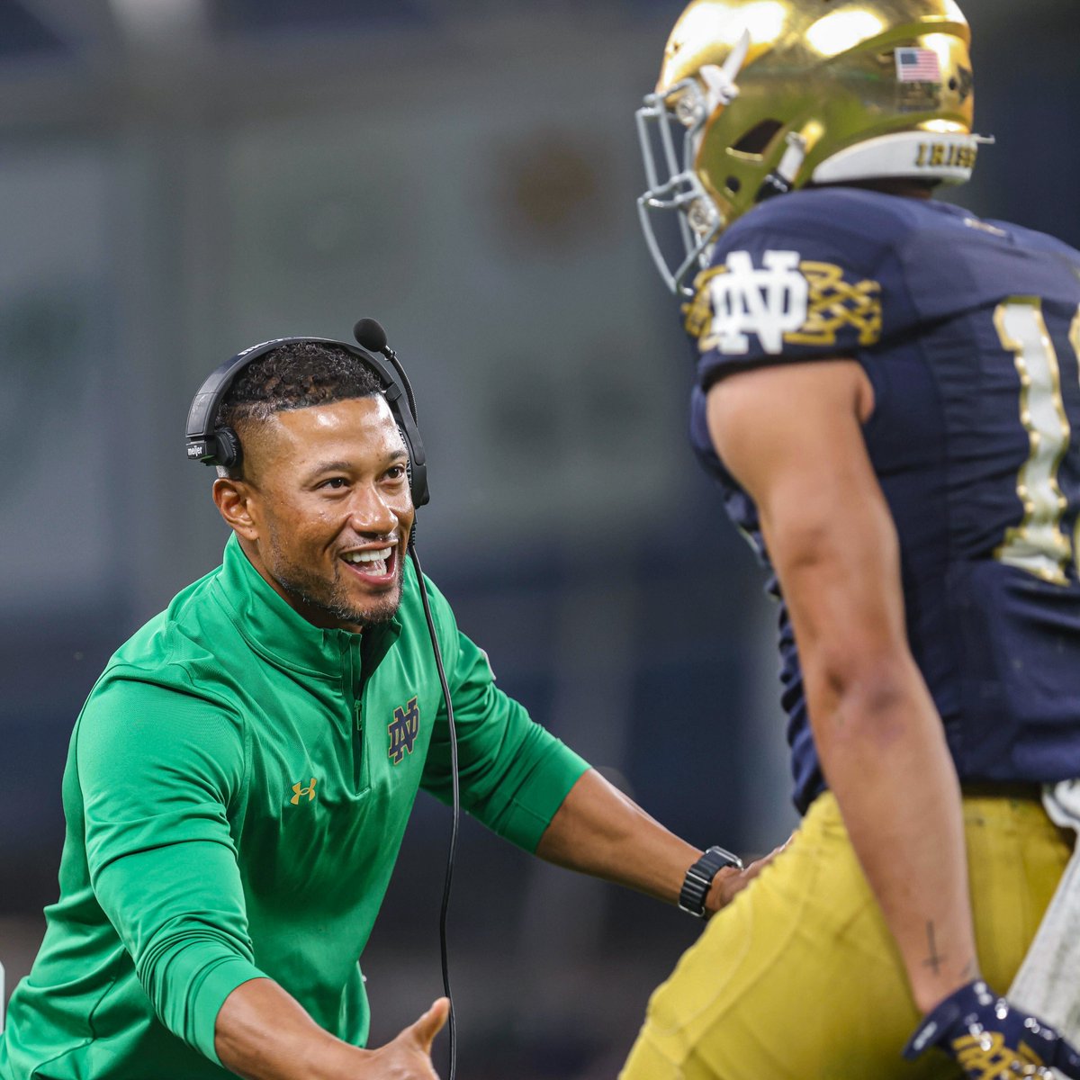 NDFootball's tweet photo. YES SIR

#GoIrish☘️ https://t.co/1ErfB9Bc2b