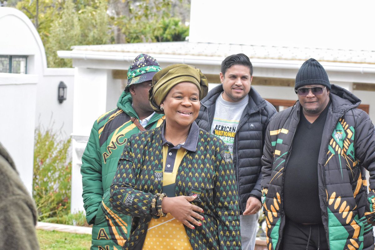 MKhalidSayed's tweet photo. @MYANC Treasurer General, @GwenRamokgopa led us from the front today in a successful voter registration drive in Barrydale after the ANC won the ward from the DA #ANCWC #VoterRegistration https://t.co/BTBsqbTLH2