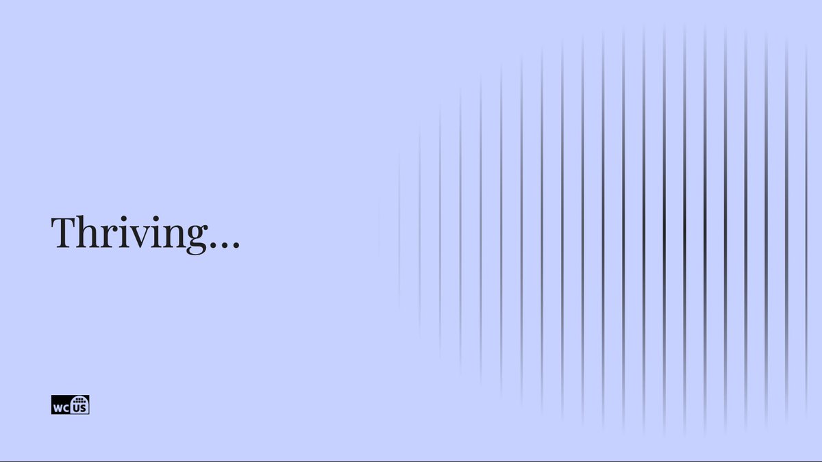 WordPress's tweet photo. The key to "thriving" long-term is improving software performance. Connecting through workshops, WordCamps, and events to foster value and inspiration. Plus, building an inclusive community is vital. Let's thrive together!
#WordPress #WCUS #FutureOfWordPress https://t.co/VNYdgGdhcQ
