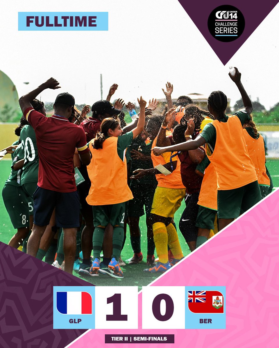 CFUOfficial's tweet photo. FULL-TIME:
GLP 1:0 BER
#cfufootball #caribbeanfootball #thefuturestartsnow #girlsplayfootball https://t.co/Ri2T1E8hhp