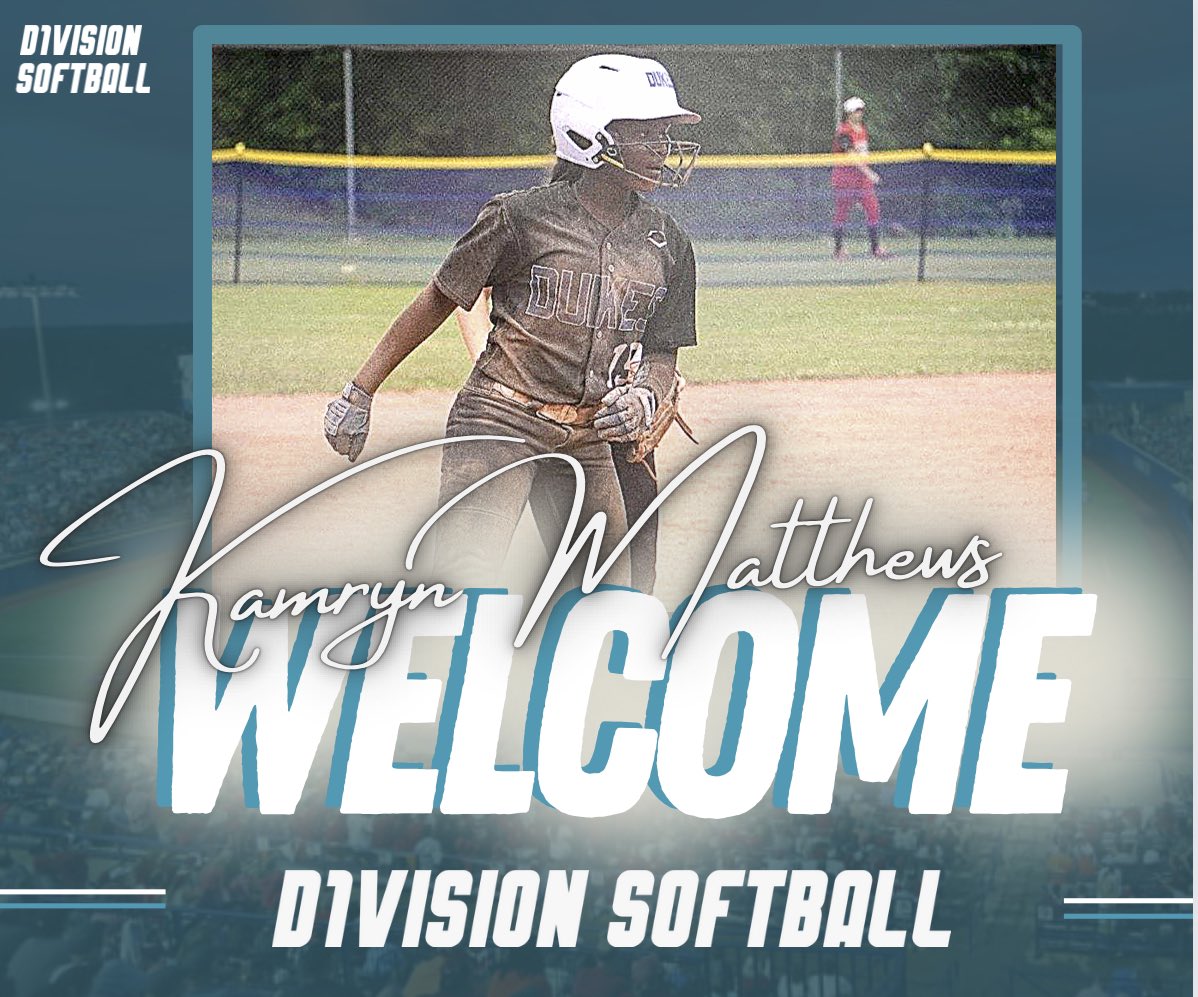 d1vision_sb's tweet photo. Welcome in @kamrynm_15 to our 14U NATIONAL team!!!
Kamryn will bring tons of athleticism and a strong UT glove to defense!!!
Welcome to the D1 family!! ๐๐
#EveryBitEarned | #D1Difference | #BeD1 https://t.co/PIsoPm7PZt