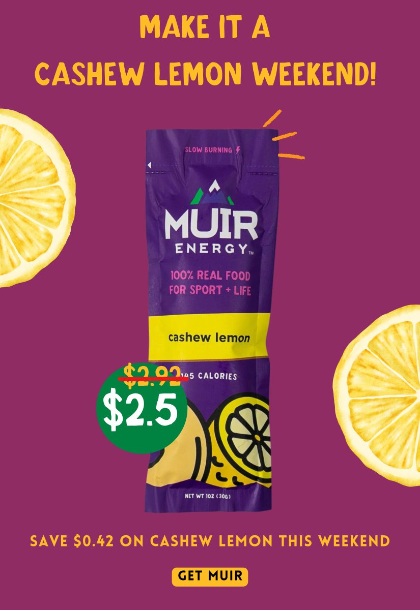 Ends tomorrow! Get 15% OFF Cashew Lemon😋

muirenergy.com/products/cashe…