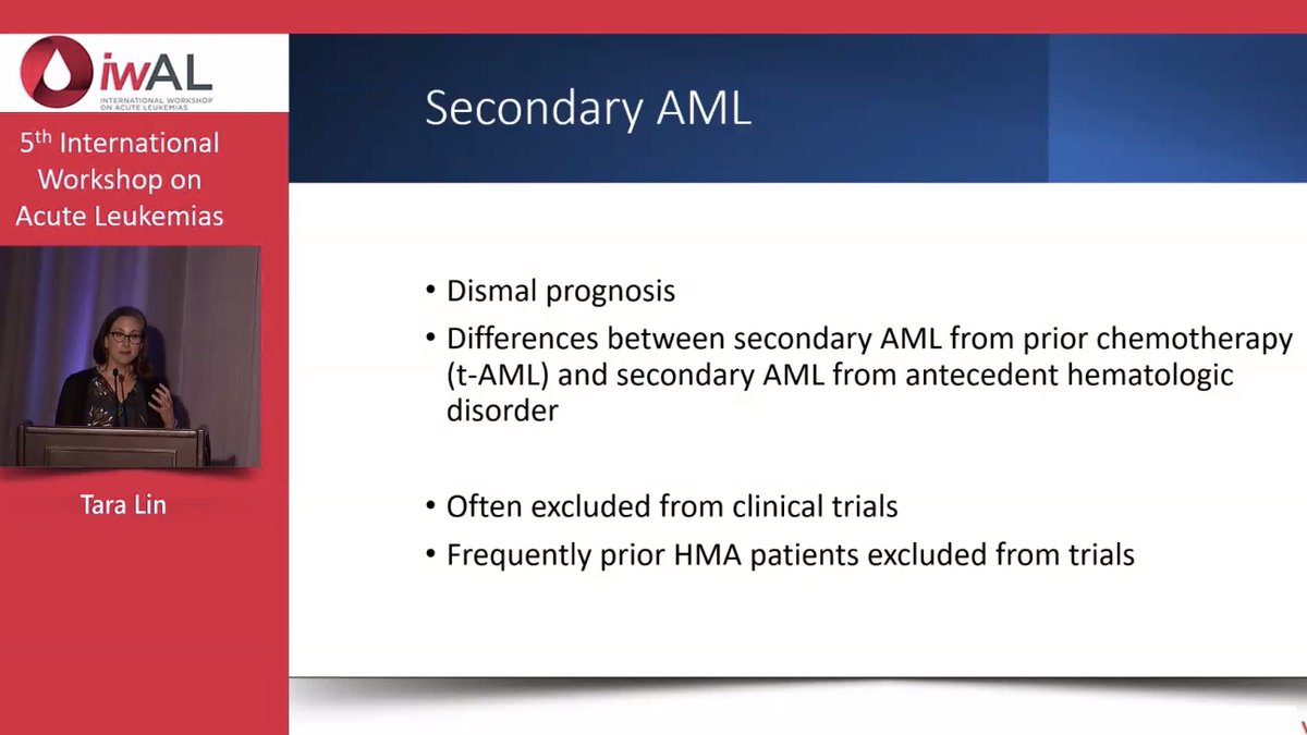 Excellent Talk from Dr. Tara Lin about CPX-351 in #AML
@KUcancercenter @VJHemOnc
#iwAL2023 #Leusm #Leukemia #AMLsm #HemOnc