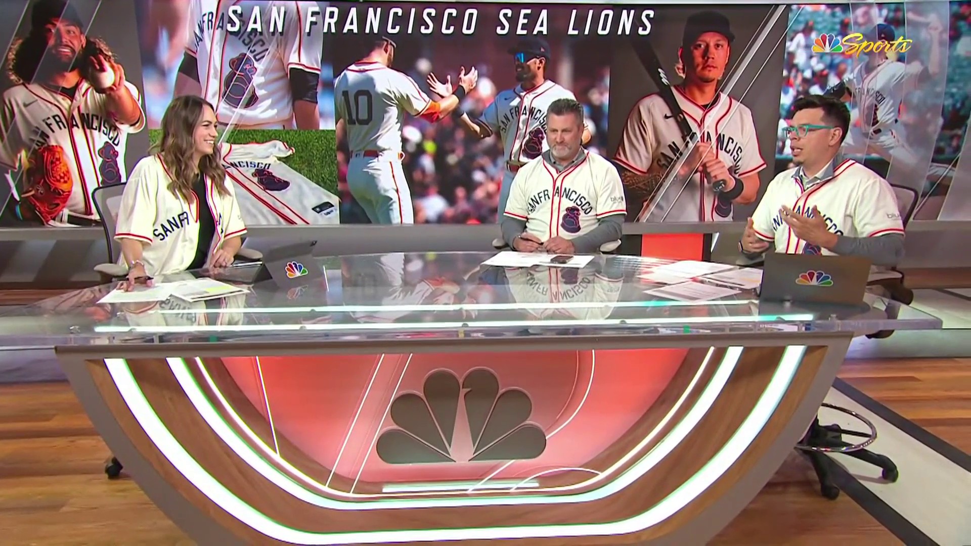 SF Giants on NBCS on X: The Giants are wearing Sea Lions uniforms