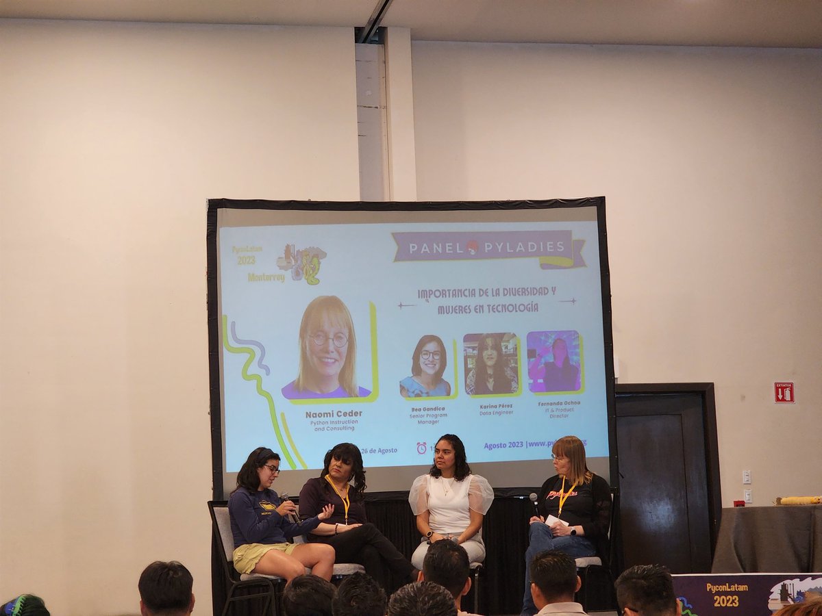 Flamel1337's tweet photo. #pyladies
#pylatam
#pylatam23
@PyLatam @pyladies https://t.co/UHCAsb9QUQ