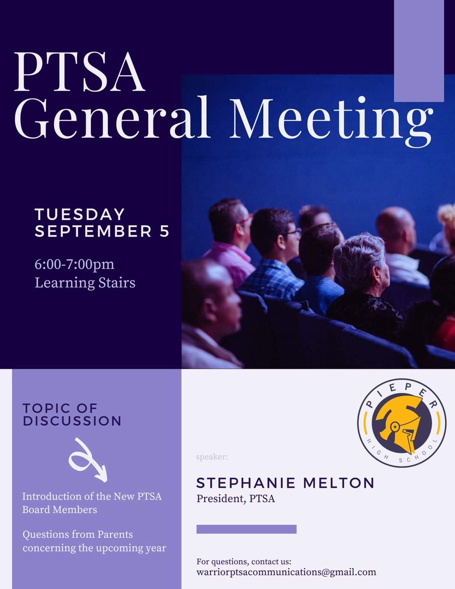 Pieper HS PTSA tweet media