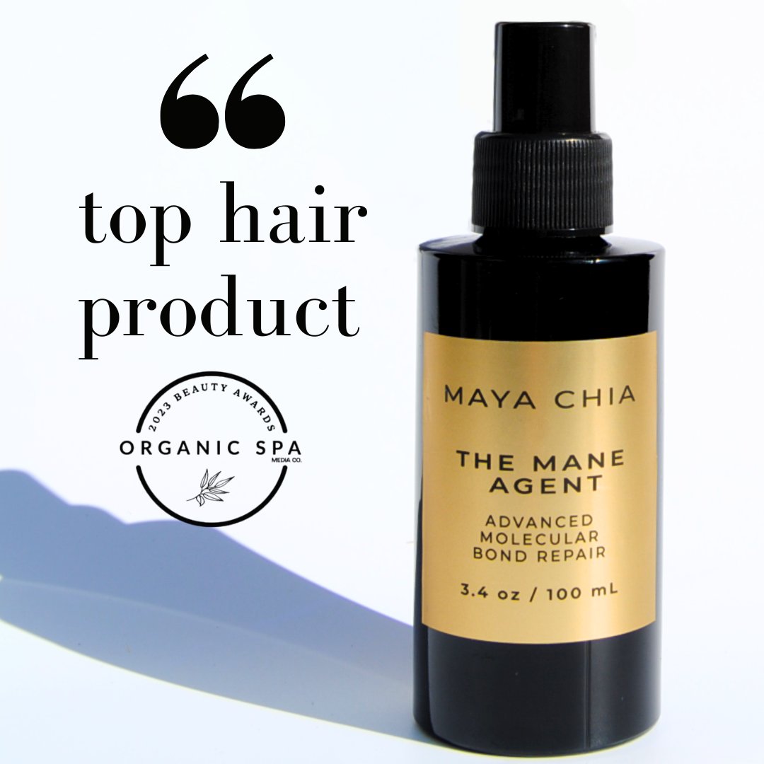 We are still reeling about The Mane Agent - Advanced Molecular Bond Repair receiving Top Haircare in the Organic Spa 2023 Beauty Awards. 

Thank you to @organicspamag and @emilybarthisler for this honor. And of course, thank you to our loyal customers for allowing us to do what w