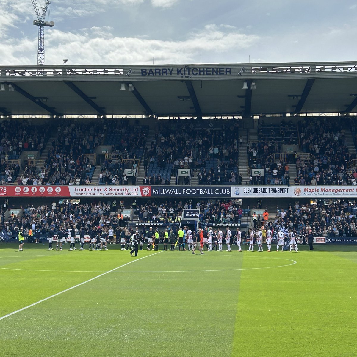SCoadyBarrett's tweet photo. Was good to finally be back #Millwall https://t.co/NHsEBrwMYl