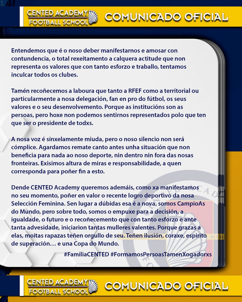 centedteam's tweet photo. ✍🏼 COMUNICADO OFICIAL https://t.co/N9qboLFoBi