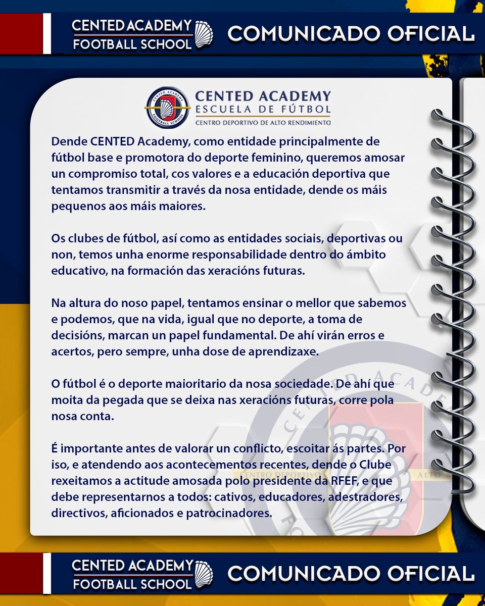 centedteam's tweet photo. ✍🏼 COMUNICADO OFICIAL https://t.co/N9qboLFoBi
