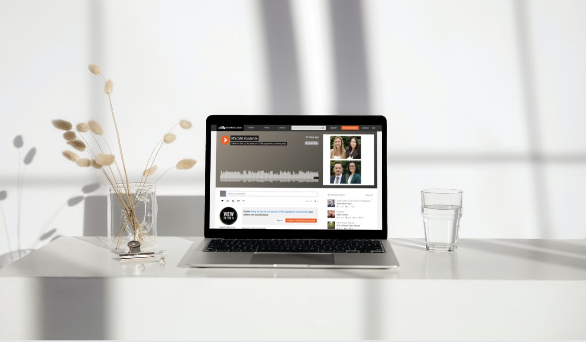 UTM's tweet photo. 👁️ Catch up on recent #ViewToTheU podcast episodes about #UTM research
This episode features @UTMMScSM students talking about their challenges and triumphs in working as innovative stewards of sustainability.
Listen🎙️ https://t.co/JnuSdgKKjd https://t.co/w5pQbIQIMt