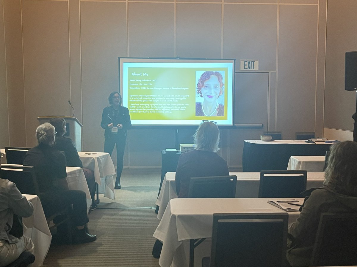 MCOELangLit's tweet photo. Affirming LGBTQIA+ Learning Communities at ALL IN for Equity with the amazing @KaceyRodenbush! #inclusiveschools #thrivingcommunities #AllIn #equitywarrior https://t.co/VfnybHqMhM