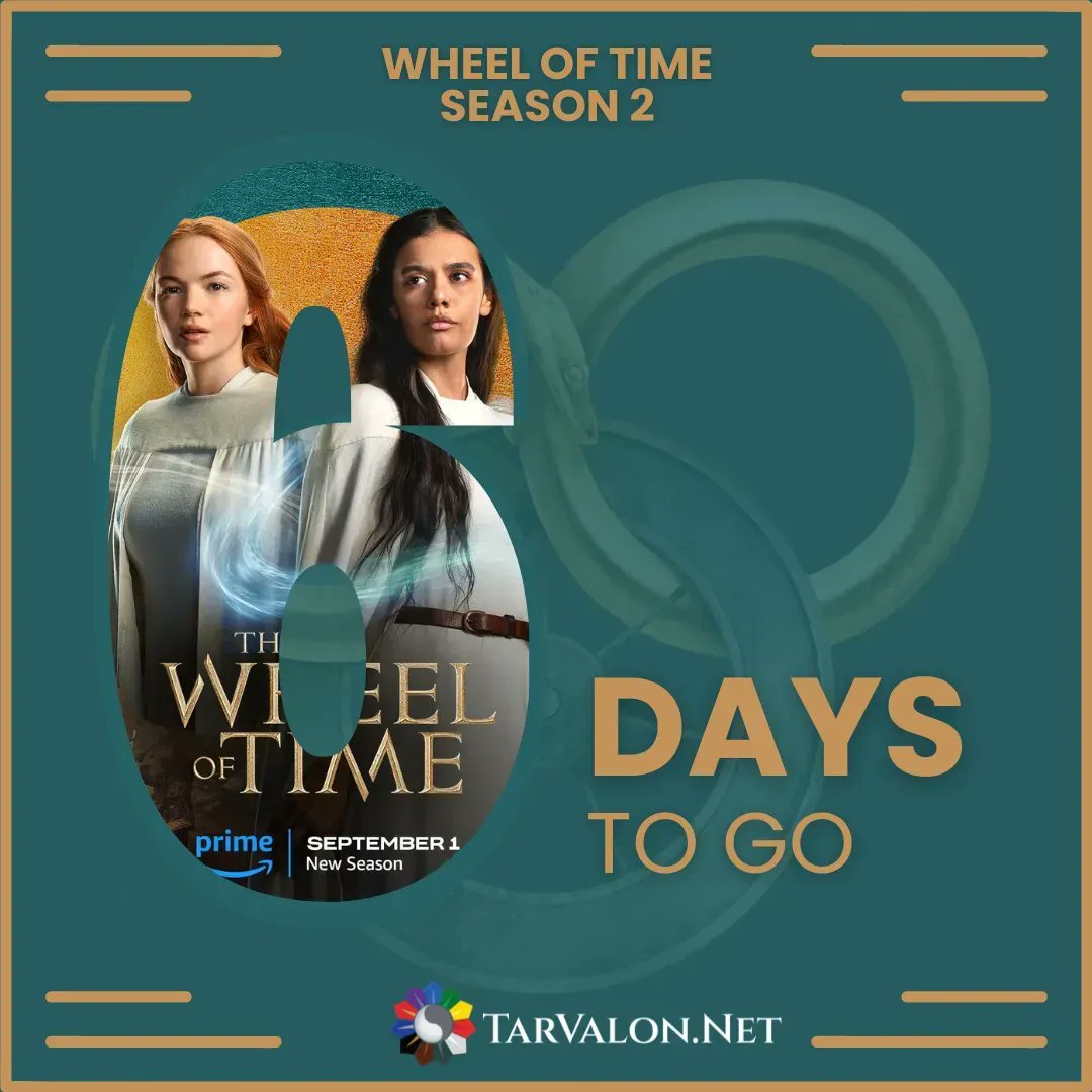 TarValon's tweet image. 6 more days!!

#TarValonNet #TwitterOfTime #WheelOfTime