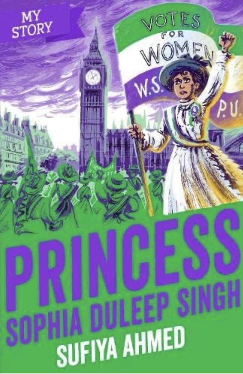 MoonMaddy's tweet photo. ‘The ones who will come after me will continue the fight for women’s advancement in their own way,’ Princess Sophia Duleep Singh. Just finished reading this amazing book. Please include this in all KS2 classrooms- it is so important that children know her story. @scholasticuk @teacher_books @_Reading_Rocks_ @sufiyaahmed @OnjaliRauf @SCUKofficial @NursesSikh @TanDhesi @PreetKGillMP @BlackKingSingh