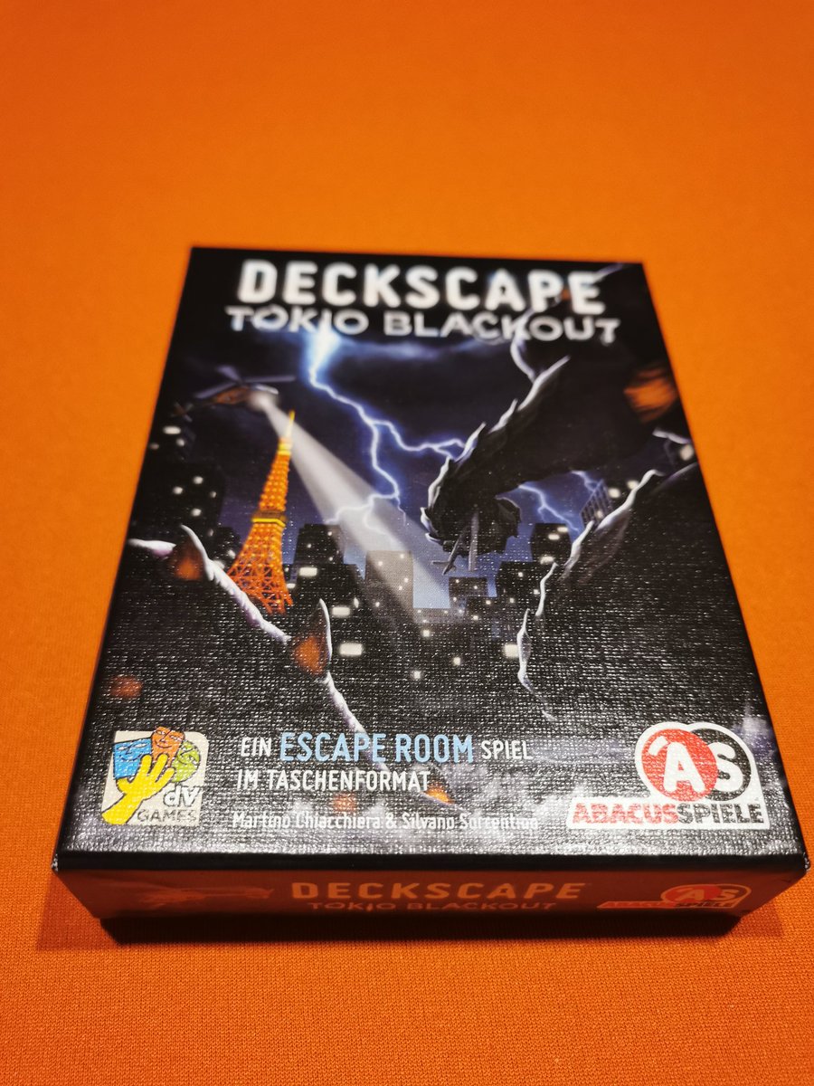 Pandaline_13's tweet photo. Nach den letzten 2 blöden Boxen hat es #deckscape Tokio Blackout wieder raus gerissen - spannend und die Lösungen logisch nachvollziehbar 😍 

Am schönsten fanden wir Draculas Schloß 🏰, Tokyo Blackout 🎌, El Dorado 🏞️ und Hinterm Vorhang 🎩

#abacusSpiele #boardgames #Solospiel https://t.co/azdnXaoktB