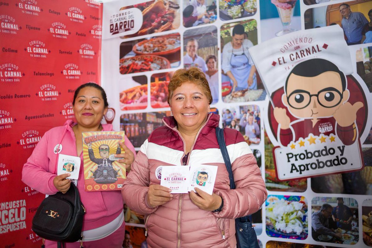 ComeleCarnal's tweet photo. ¡Estamos muy contentos de todo lo que se vivió en la final del Torneo El Carnal del Barrio ⚽!

Recibimos al Carnal @m_ebrard en nuestro stand, convivimos y nos divertimos a lo grande. 🎉👏🎈

#CómeleCarnal #YaSabesCuál https://t.co/IUtjPfaGoy