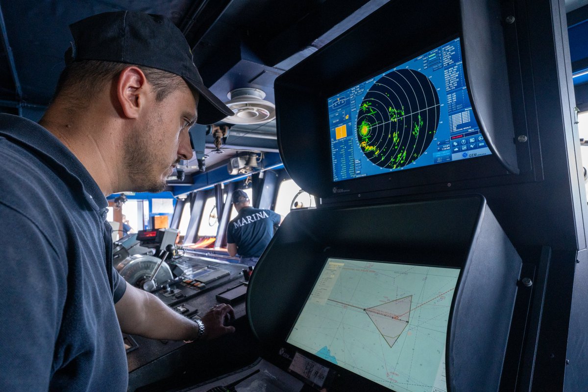 #SNMCMG2 transiting the Strait of Bonifacio: a great opportunity to test visual pilotage procedures for Navigator, Officer of the Watch and Bridge Team. #WeAreNATO