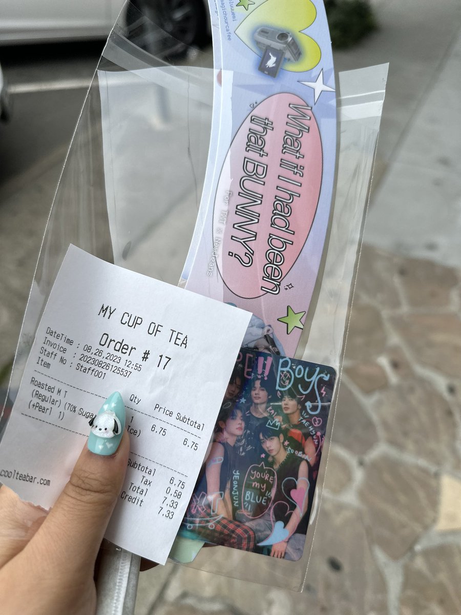 guess what order number i was for this cupsleeve event 🥹