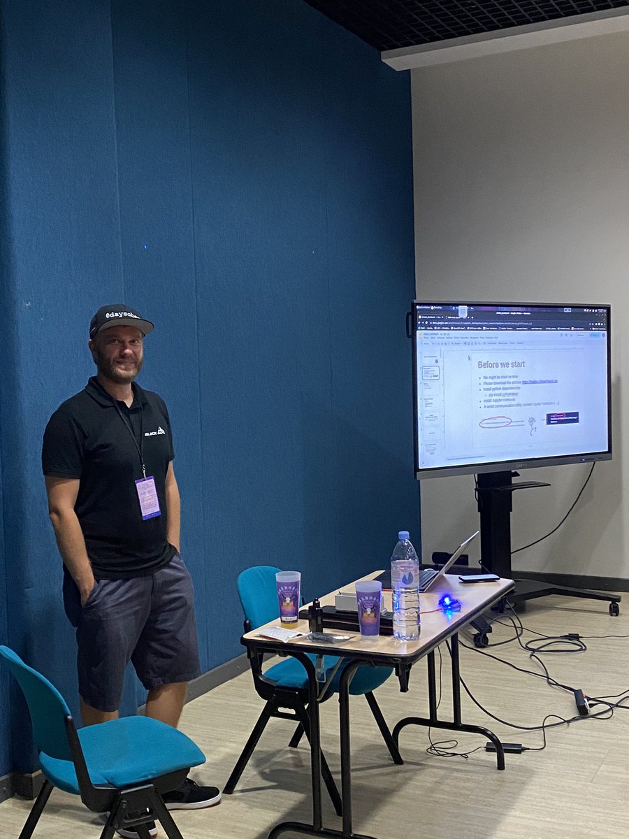 _barbhack_'s tweet photo. 🏁 Dernière ligne droite #workshops avant le #CTF @_barbhack_ 2023 😇
#hacking #conference #barbhack23 https://t.co/IpDvO4zqy1