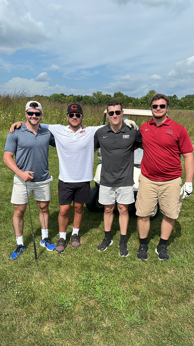 UIndyWrestling's tweet photo. Driving into the game with a bang, it's the Whack Trucks! Hitting 'em long, hitting 'em strong, and leaving an impact on the course. 🚚🏌️‍♂️ #WhackAttack #HoundsWrestling https://t.co/U5txl2ykiS