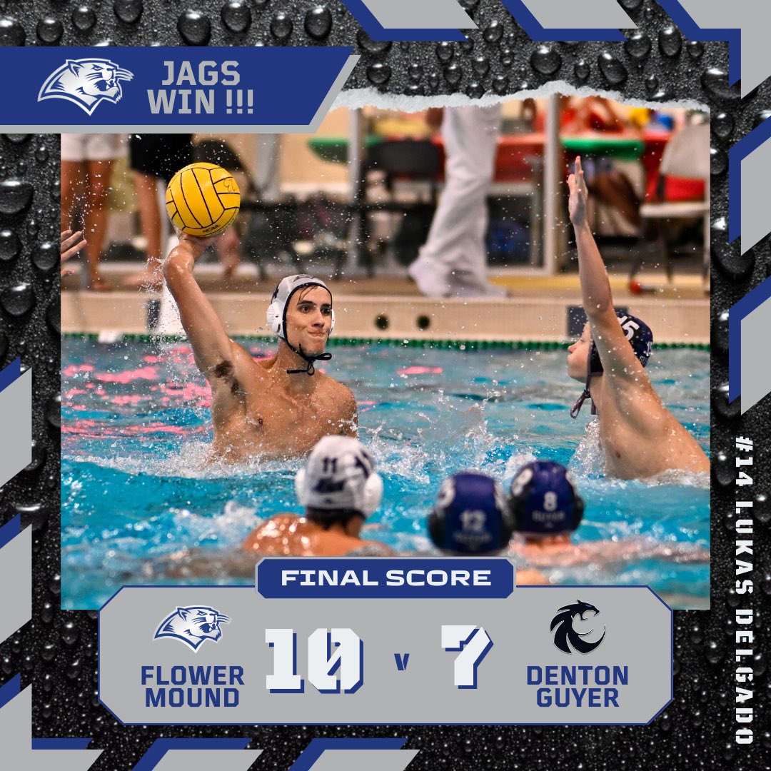 waterpolofmhs's tweet photo. The Jags pick up the WIN on Friday against Guyer! #WayToGoJags #JagWaterPolo #JagsWIN https://t.co/Pwa7EYdYLs