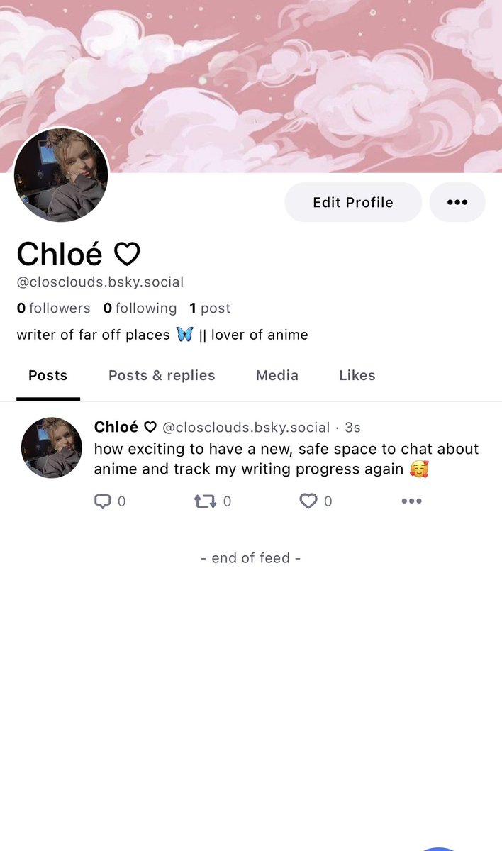 closclouds's tweet image. the time has come. 
I’m here on 🔵☁️
Come and join me while I revive some of my work 🥰