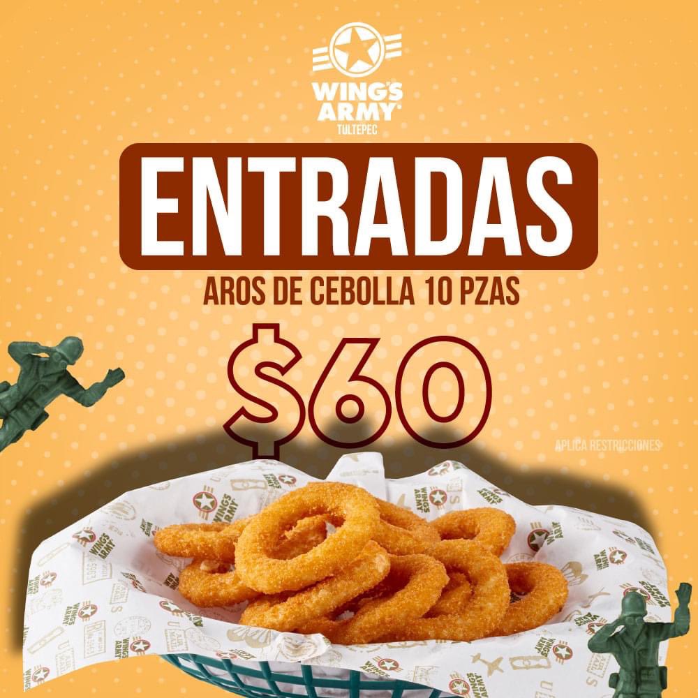WArmyTultepec's tweet photo. ¡Ven con la tropa! Prueba los deliciosos Aros de Cebolla en #WinsArmyTultepec🤤👇
👉🏻 Pide en #UberEats #DidiFood o vía whatsapp
✅✅ 55 1843 6906

📞Tel: 55 5885 3611 /📞 55 5885 3097
#Tultepec #Alitas #ServicioADomicilio #WingsArmy https://t.co/QWjqSxSVQt