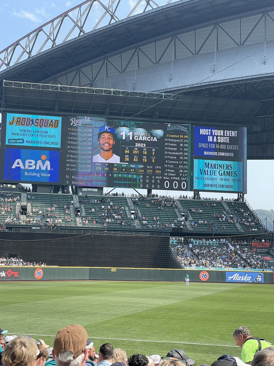 Rmurphy611's tweet photo. Been a few years since I’ve been to a KC game… Since back in the @klocky7 days. https://t.co/SjAqgkbgtQ