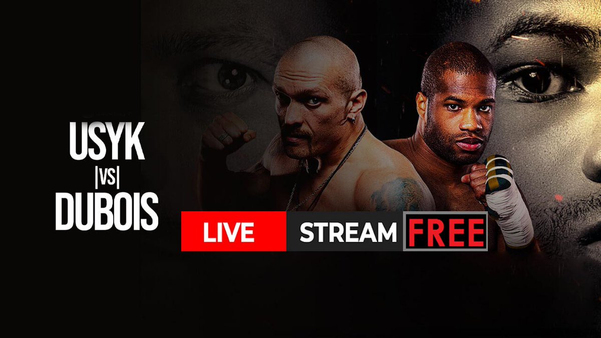 sreurl_com's tweet photo. 🔴Free Streams📺 @LiveDvr

Watch 2023 Boxing Usyk v Dubois Fight Live Streaming Online Free

🔴𝐆𝐨 𝐎𝐧 𝐋𝐢𝐯𝐞📺 @LiveDvr

Oleksandr Usyk vs Daniel Dubois
Denys Berinchyk vs Anthony Yigit
Daniel Lapin vs Aro Schwartz
Dmytro Mytrofanov vs Hamzah Sheeraz
#UsykDubois
❤️🔀 https://t.co/3q94z9NePF