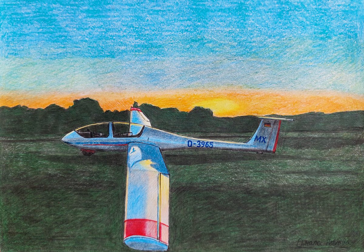 AircraftBy's tweet photo. Two special custom drawings of engineless glider plane for @flying_tim 🇩🇪
Thank you for your trust, I will post them very soon 🛫
148x210mm
#aviation #gliderplane #plane #drawing #customdrawings #draw #flying #Germany #flying #pilots #gliderpilots #enginessplane #sunset #sunrise https://t.co/UHMzDxNZaL