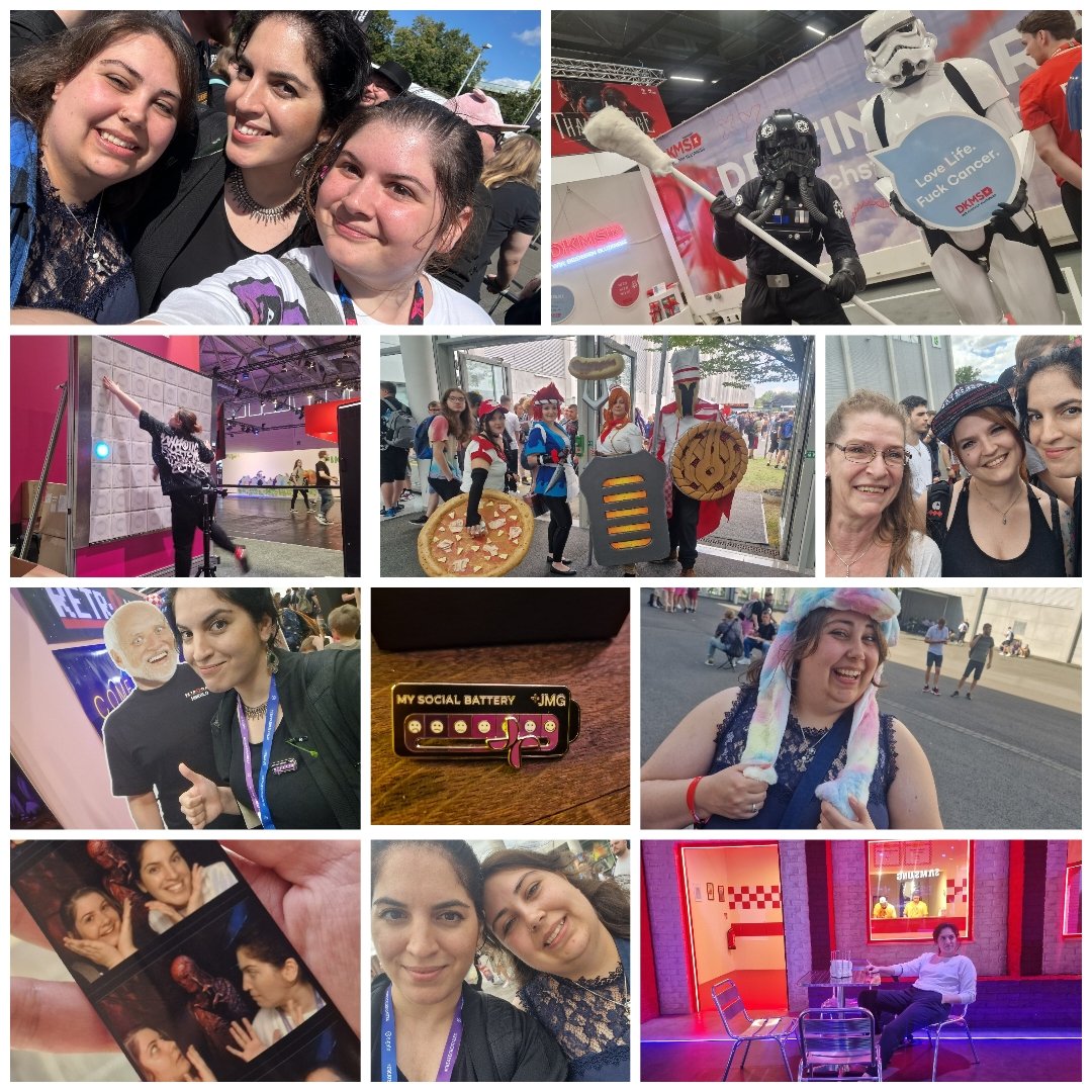 ItsSoley_'s tweet photo. Letzte Gamescom Impressionen.  Es war wunderschön und danke an alle, die auf mich zukamen. Ich fühle mich geehrt! Elbenqueen und Kathy... danke euch beiden! Meine Con Anxiety verflog und ich endlich konnte sowas mal wieder richtig genießen. https://t.co/9dkoHxb7bW