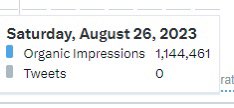 Today, we hit a major milestone 

1M daily impressions 

The AWOKE movement is just getting started, Chads 

Together, we will destroy the woke mind virus 

Keep fighting the Good Fight!