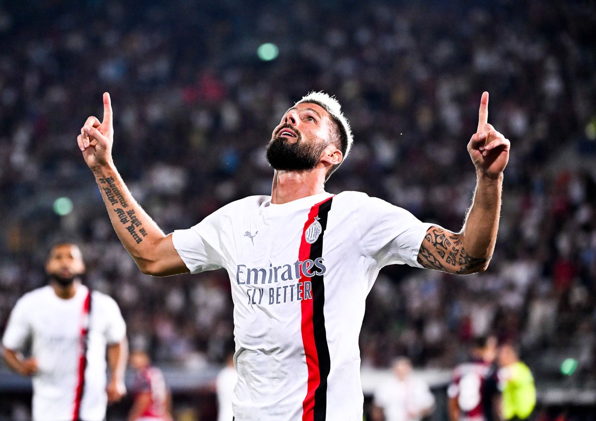 ActuFoot_'s tweet photo. Le DOUBLÉ pour Olivier Giroud ! ❤️🖤 https://t.co/RgC71ALGa0