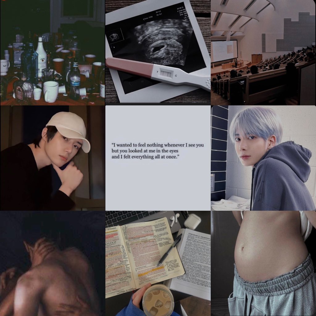 Soobins_Glasses's tweet photo. “Kiss me and then Miss Me”

-T@ehyvn/Be0mgyv
-a/b/o
-omega Ta@hyvn
-alpha Be0mgyv
-unplanned pregnancy 
-mpreg
-college/university 
-cheating (not between main paring)
-alcohol
-angst, fluff, smut
-happy ending 
-written for @bamtyunfest 

🔗https://t.co/8cSRuPJJsw https://t.co/v7QNwUjWPI