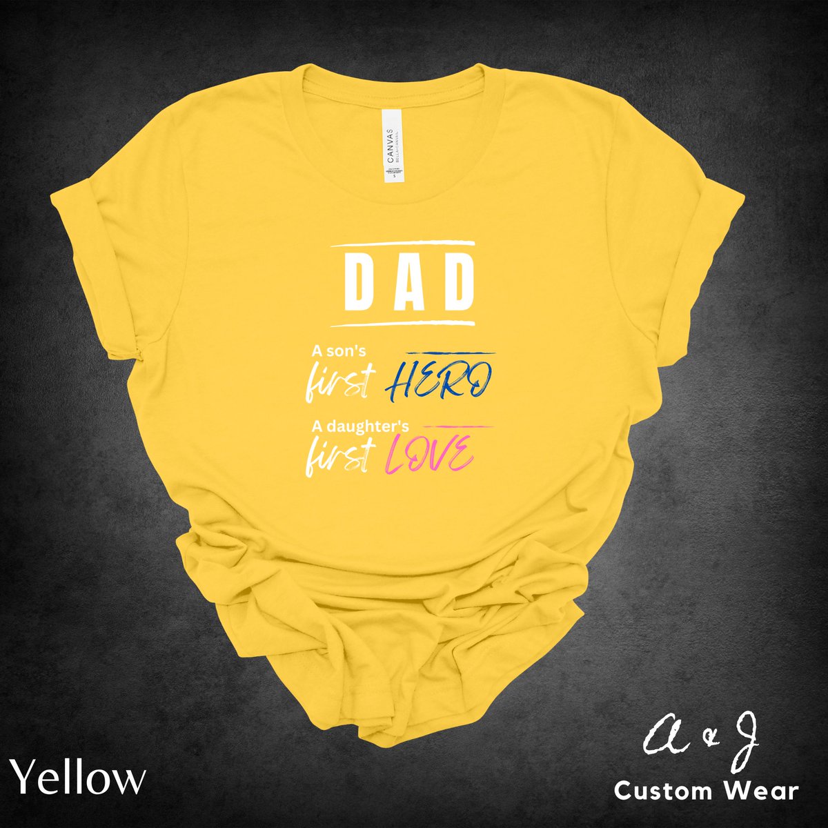 AJCustomWear's tweet photo. Excited to share the latest addition to our #etsy shop: Dad A Son's First Hero A Daughter's First Love Shirt https://t.co/eKFwJ2OtMY #white #fathersdayshirt #newdadshirt #cooldadshirt #asonsfirsthero #adaughtersfirst #love #LaborDay #LaborDaySale #LaborDayWeekend https://t.co/R7yj6NeV3p