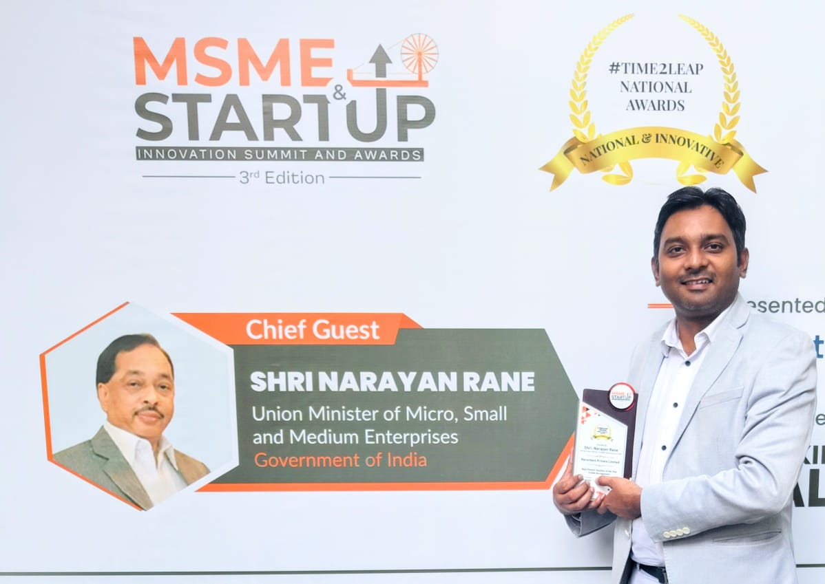 RecordentIndia's tweet photo. We are thrilled and honored to announce that @RecordentIndia has won the coveted #TIME2LEAP National Award for Best FinTech Solution of the year in the credit management category.
#recordent #MSME https://t.co/r2Y2NFbNTn