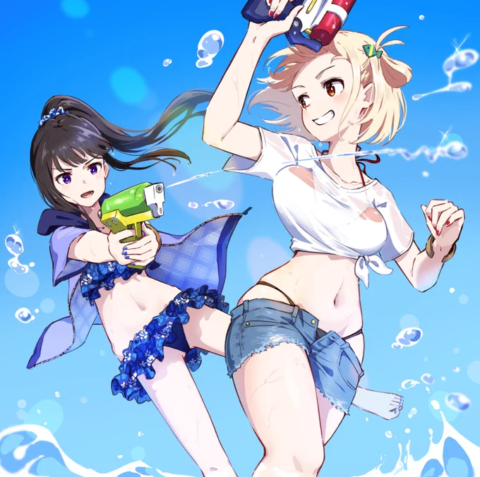 水鉄砲ちさたき  #リコリコ #リコリスリコイル