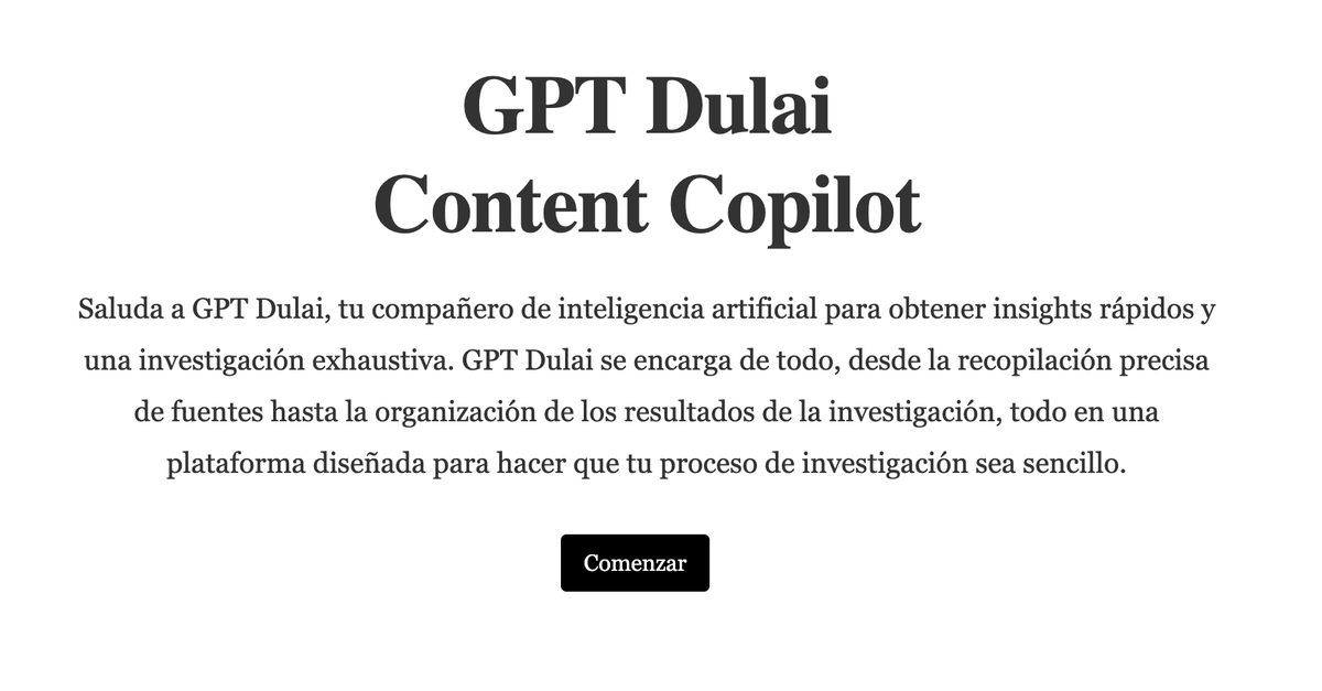 Hace tiempo que no posteo, pero merece la pena. 
Llevo dias flipado con Dulai
Me pregunto cuanto tiempo ahorra esto a un consultor, un investigador....