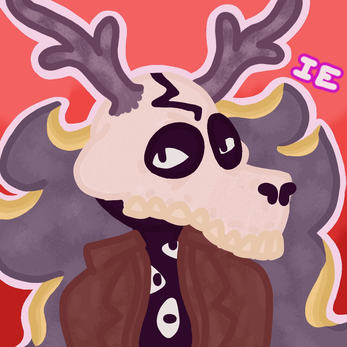 InkyEntity's tweet image. Another oc redesign of an oc from 2020 - 2021.
Once again first is the og pic from 2021.
Second is redesign.