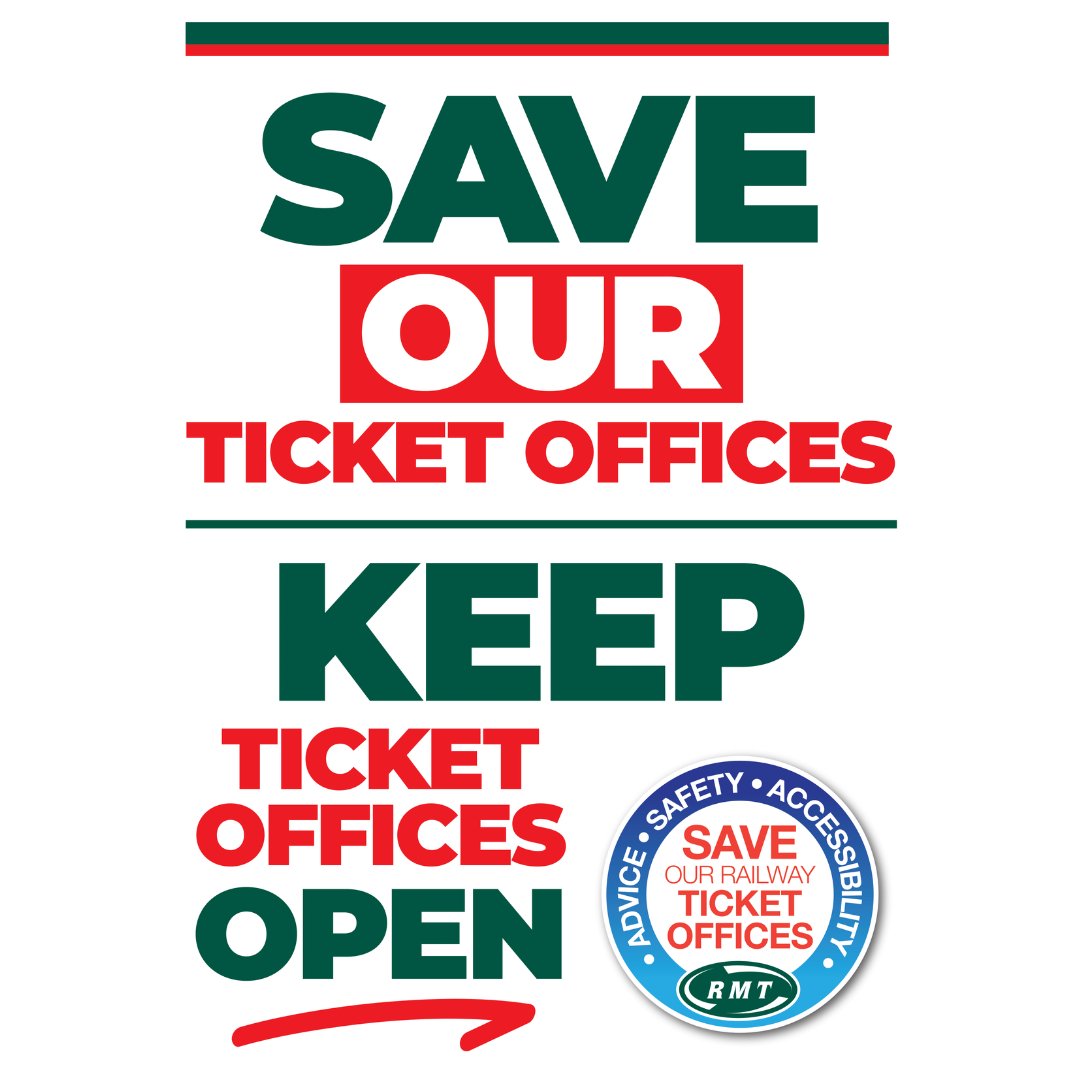 There is no benefit to you by closing Ticket Offices. If you want to keep them open LIKE. If you REALLY want them RT.