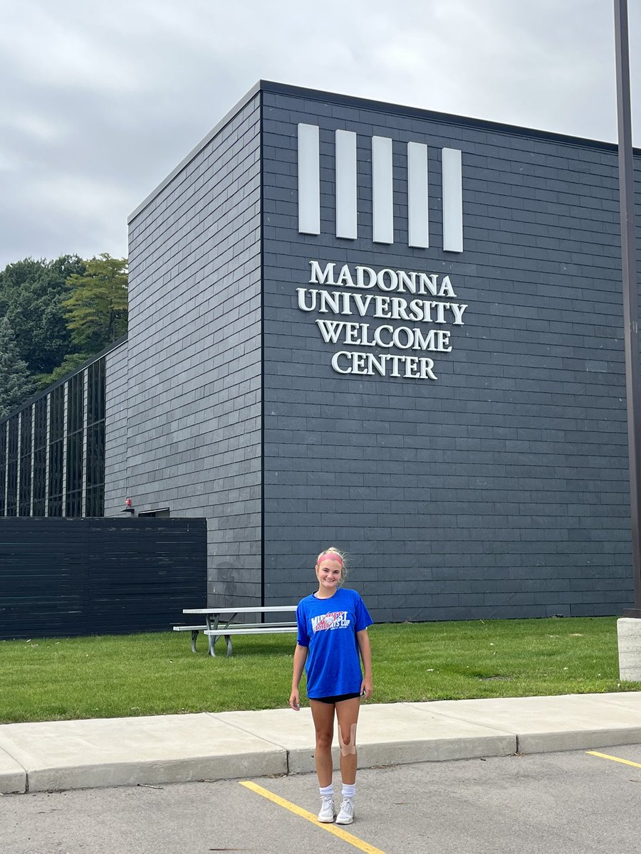 QuinnGoldie25's tweet photo. Thank you to Coach Patton and the rest of the coaching staff and players at Madonna University for a personalized visit! Great experience on campus! Can’t wait to get back! @MUCrusadersWSOC @SoccerNationals https://t.co/VmEgd0T4zs